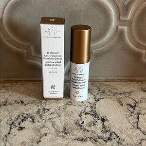 4/$14 Drunk Elephant D-Bronzi Anti-Pollution Sunshine Drops, Travel Size, NEW